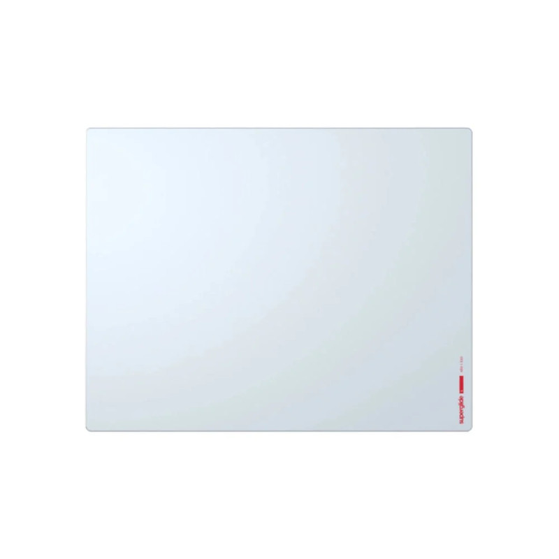 Pulsar Superglide L Glass Gaming Mouse Pad - White - حصيرة فأرة
